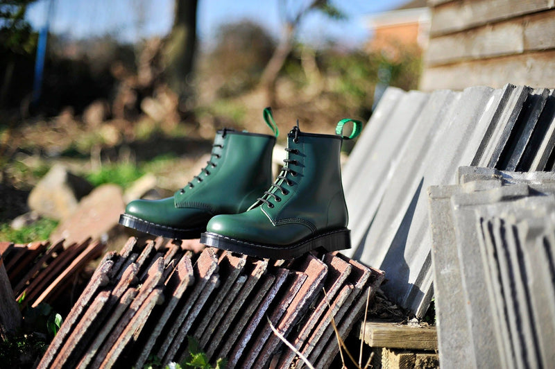 Derby Boot - Green Leather - The Boot Company