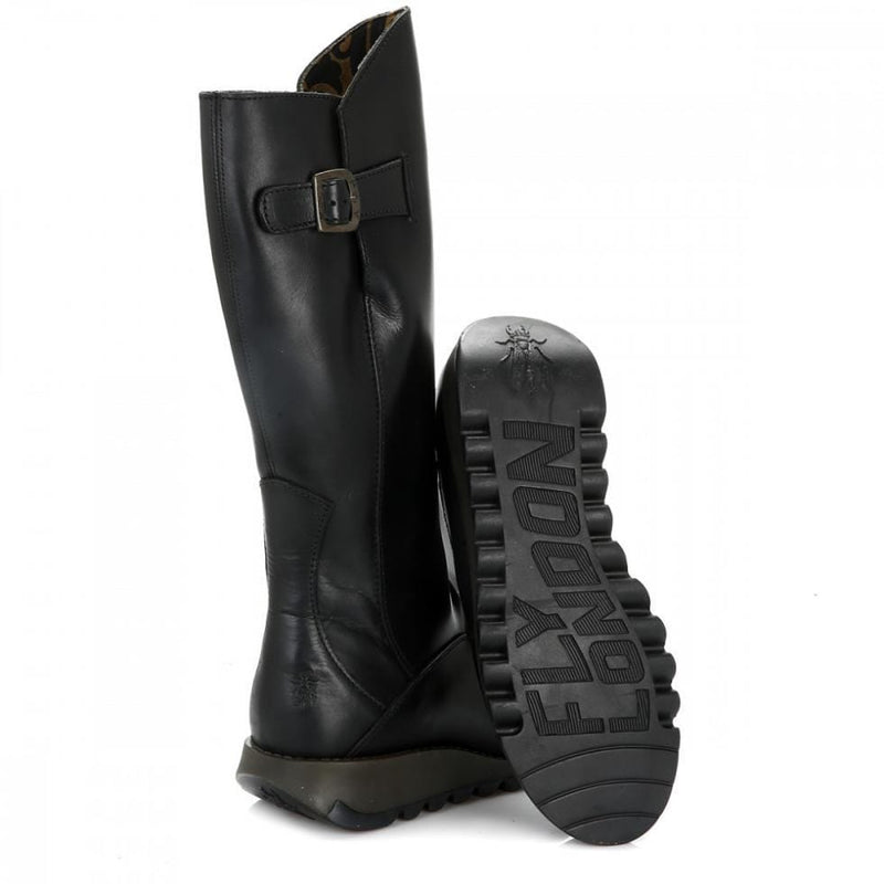 Mol 2 - Black Leather - The Boot Company