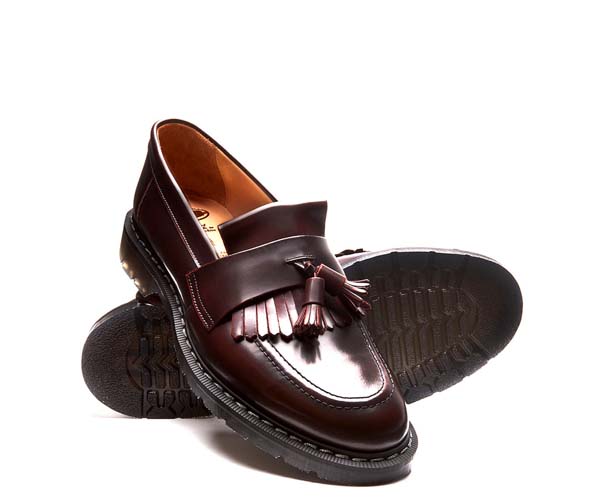 Tassel Loafer - Burgundy Rub Off - The Boot Company