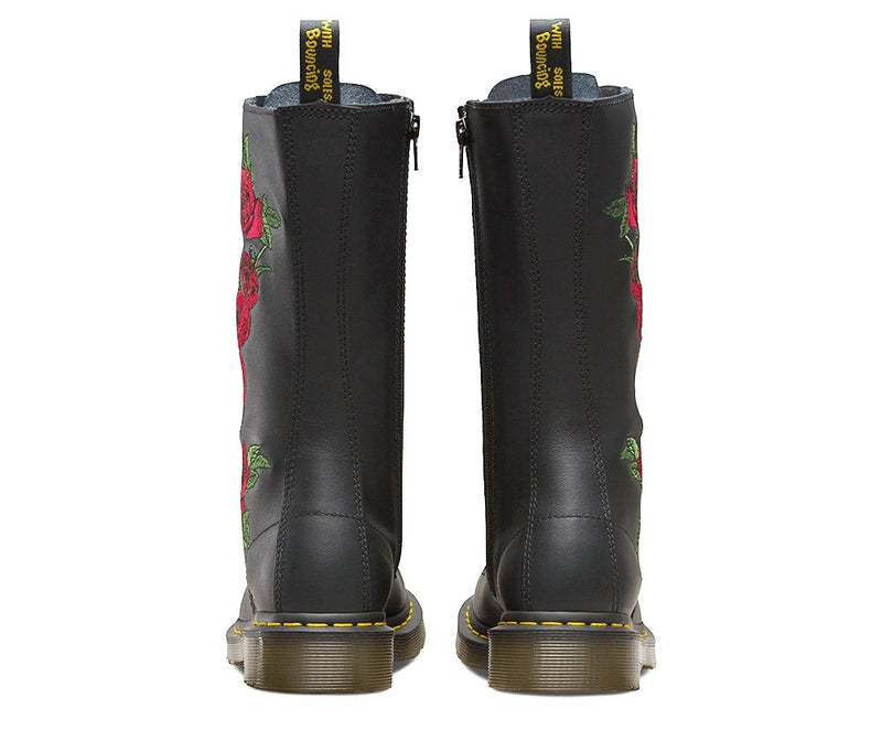 Vonda - Black Leather - The Boot Company