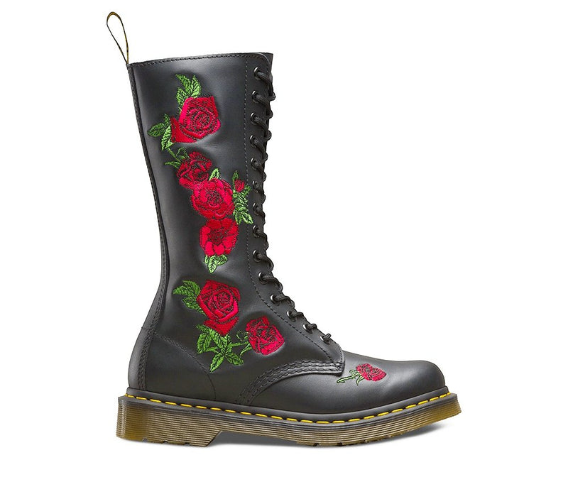 Vonda - Black Leather - The Boot Company